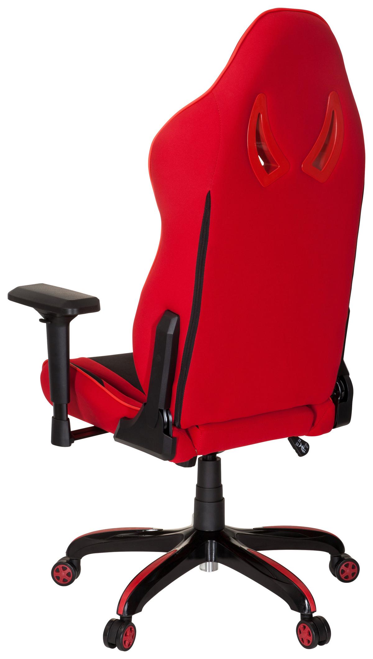 Gaming Stol Promoter Ii, Črna, Rdeča - rdeča/črna, Moderno, umetna masa/tekstil (74/133/67cm) - MID.YOU