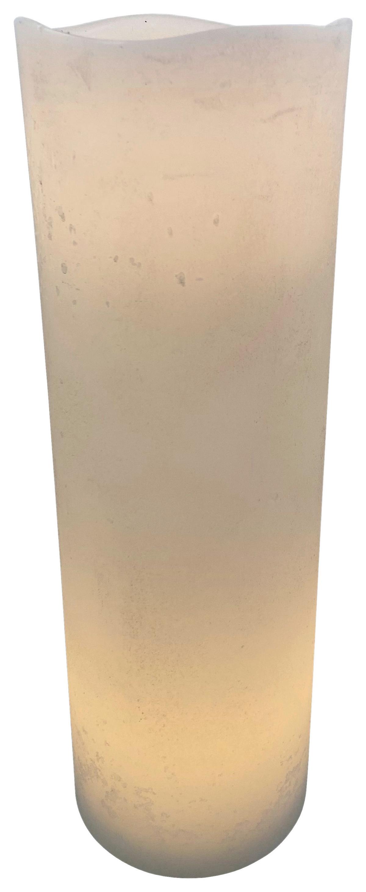 Kerze mit LED Rene - M in Weiss max. 0,06 Watt - Weiss (10/30cm) - Mömax