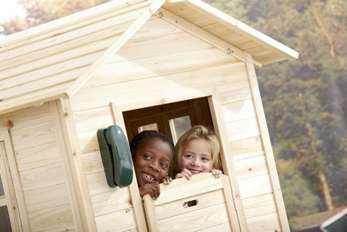 Spielhaus Sunny Noa - Naturfarben, Basics, Holz (94/133/102cm) - Ambia Garden