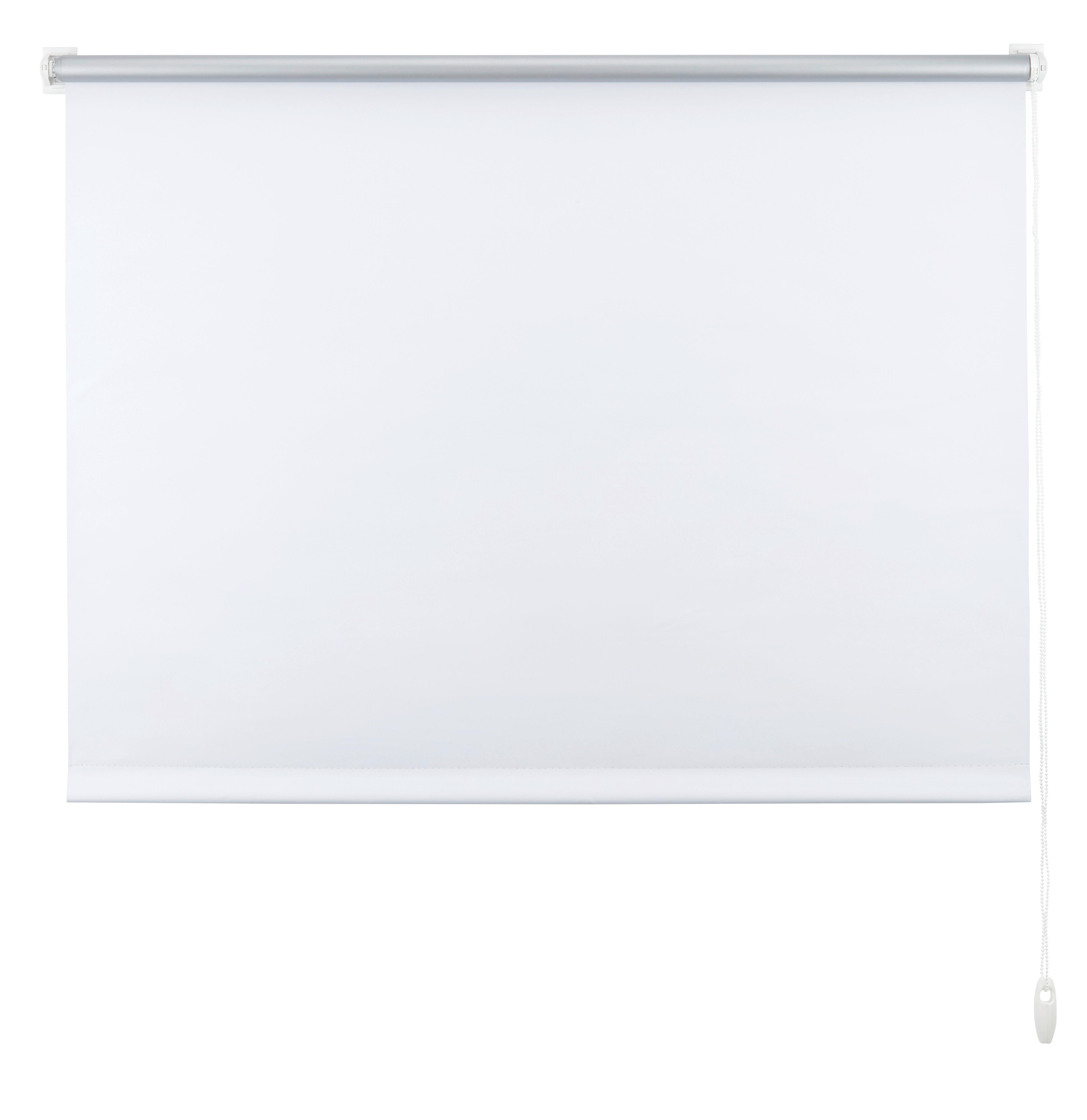 Klemmrollo Thermo Weiß ca. 120x150cm - Weiß, Textil (120/150cm) - Premium Living