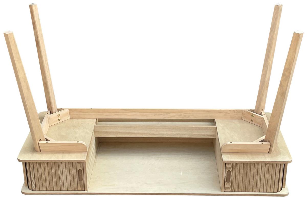 Schreibtisch Skandy Naturfarben - Naturfarben, MODERN, Holz/Holzwerkstoff (120/75/48cm) - Premium Living