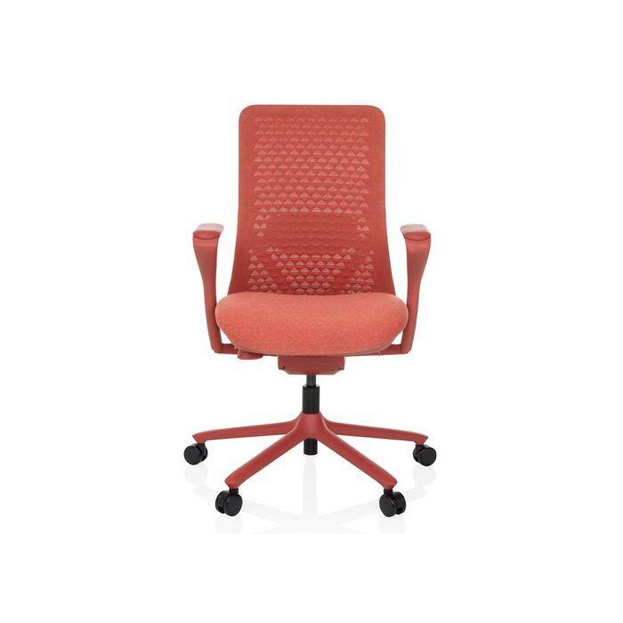 Pisarniški Stol Vervio, Rdeča - rdeča, Moderno, kovina/umetna masa (63/102 - 111/67cm) - MID.YOU