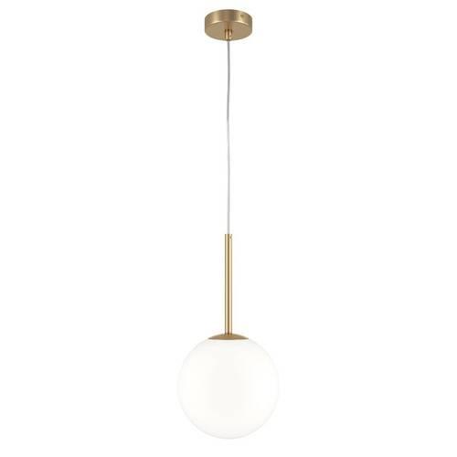 PENDELLEUCHTE BASIC FORM - Weiss/Goldfarben, Trend, Glas/Metall (20/40cm) - MAYTONI