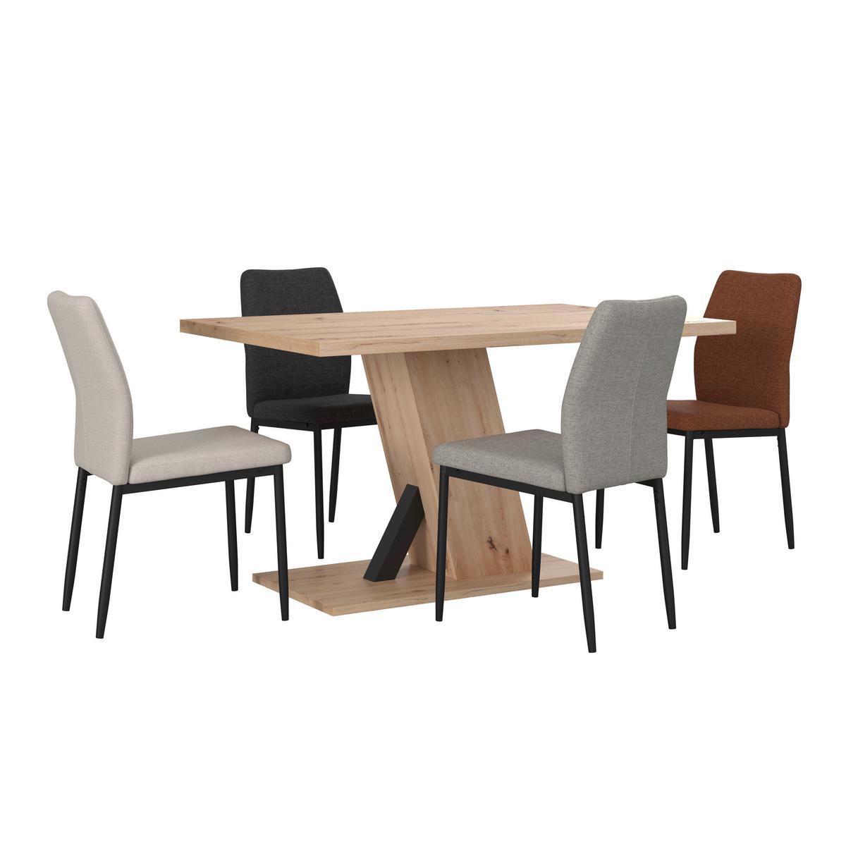 Masă SEVERIN 138 - culoare lemn stejar, Modern, material pe bază de lemn (138/76/90cm)