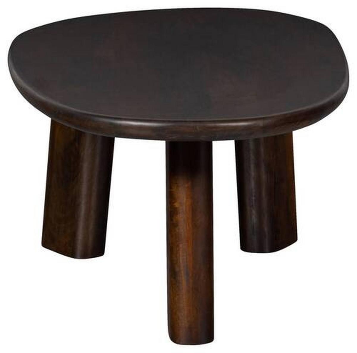 Couchtisch Roundly Holz - Walnussfarben, Design, Holz (110/60/40cm) - Livetastic