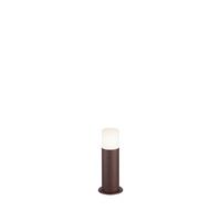 Wegleuchte Hoosic in Weiß/Rostfarben max. 28 Watt - Rostfarben/Weiß, Design, Kunststoff/Metall (12/30cm) - Trio Leuchten