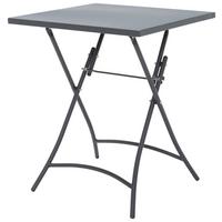 STÓŁ OGRODOWY SKŁADANY LEGANO -EXKLUSIV- - antracytowy, Konventionell, metal (60/60/72cm) - Ambia Garden