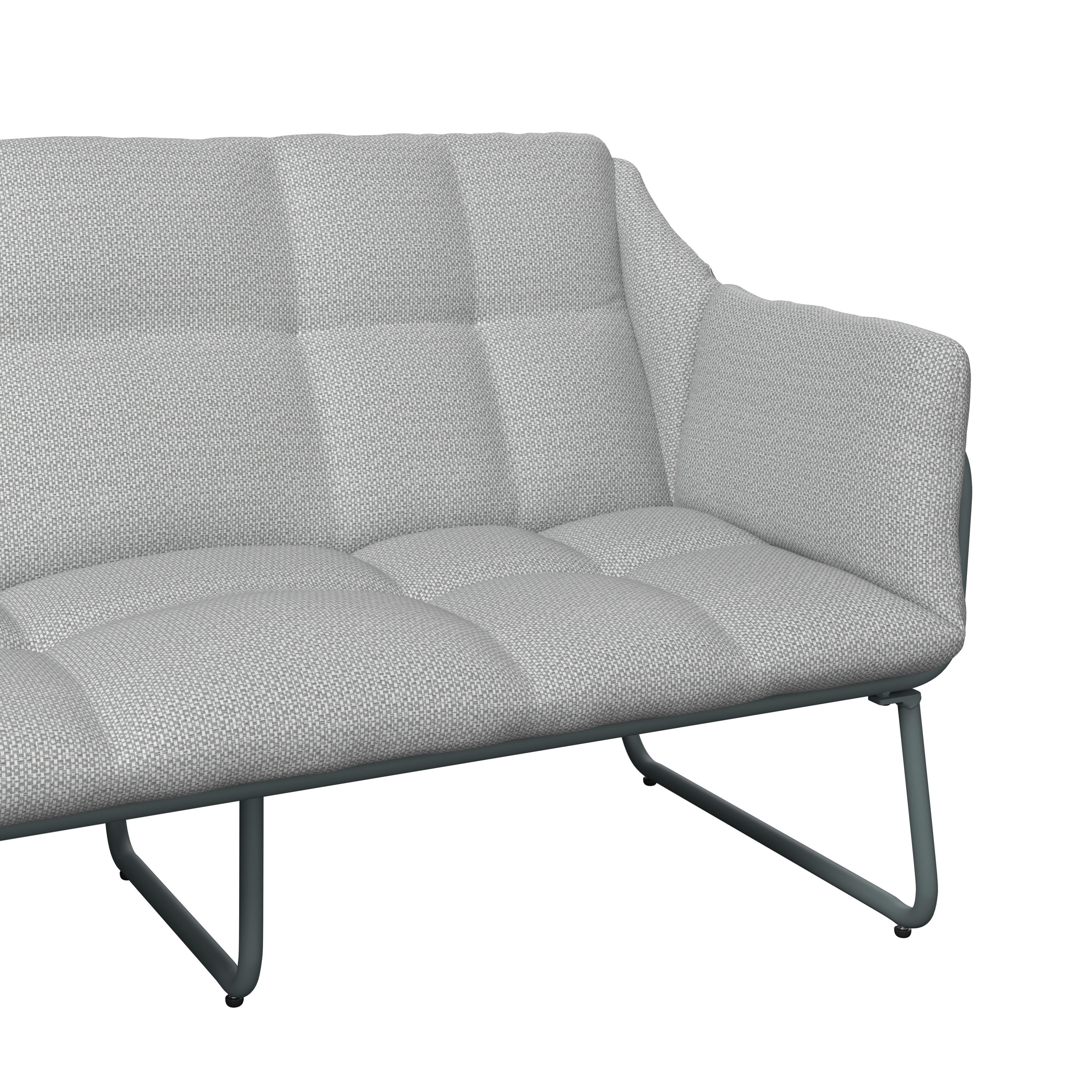 UTEMÖBLER SET BETTY - beige/grön, Modern, metall/glas - Mömax