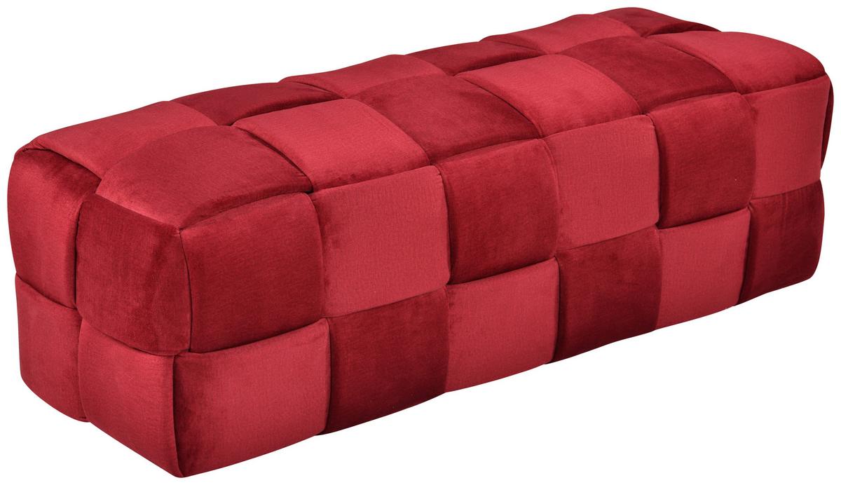 TABURET ELLIOT - roșu burgund, Modern, plastic/lemn (124/41/46cm) - Mömax