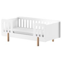 Kinder-/Juniorbett Simple ca. 70x140 cm Weiß - Naturfarben/Weiß, MODERN, Holz/Holzwerkstoff (70/140cm) - MID.YOU