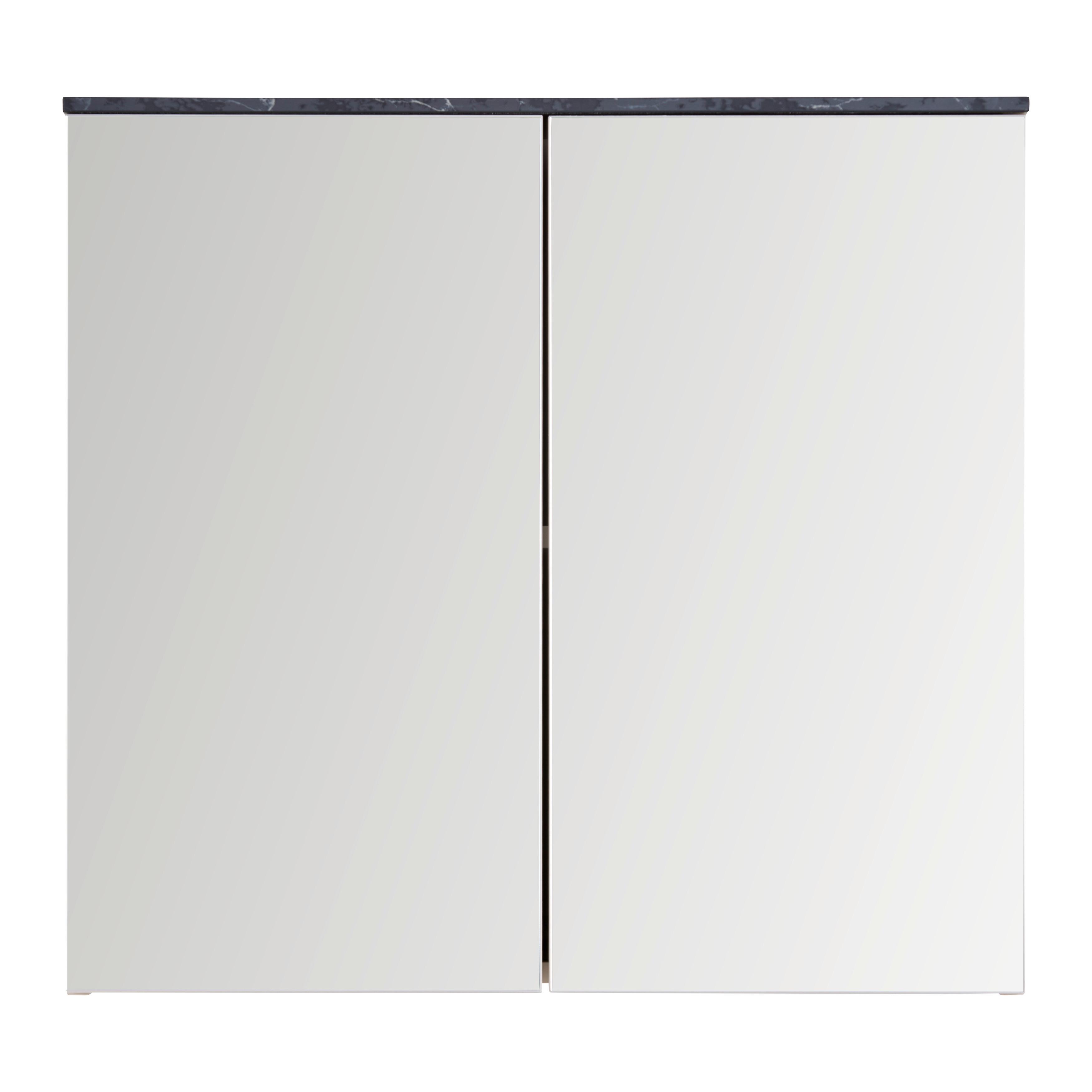 SPEGELSKÅP LIANA -EXKLUSIV- - Modern, trämaterial (70/65/22cm) - Mömax