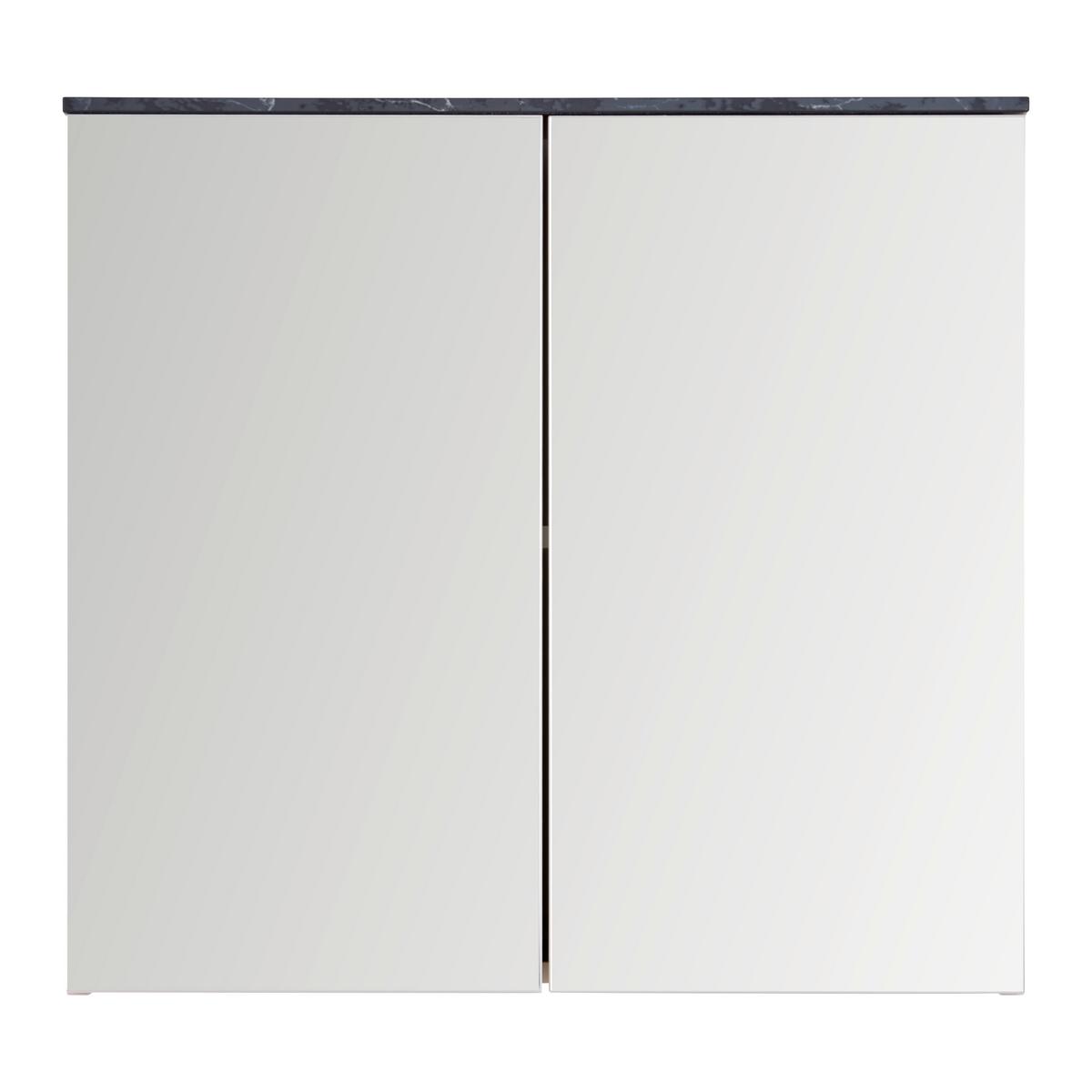 Spiegelschrank Liana Kaschmirfarben - MODERN, Holzwerkstoff (70/65/22cm) - Mömax