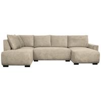 Canapea modulara VERONICE - albastru/bej, Trend, textil (171/313/141cm) - Modern Living