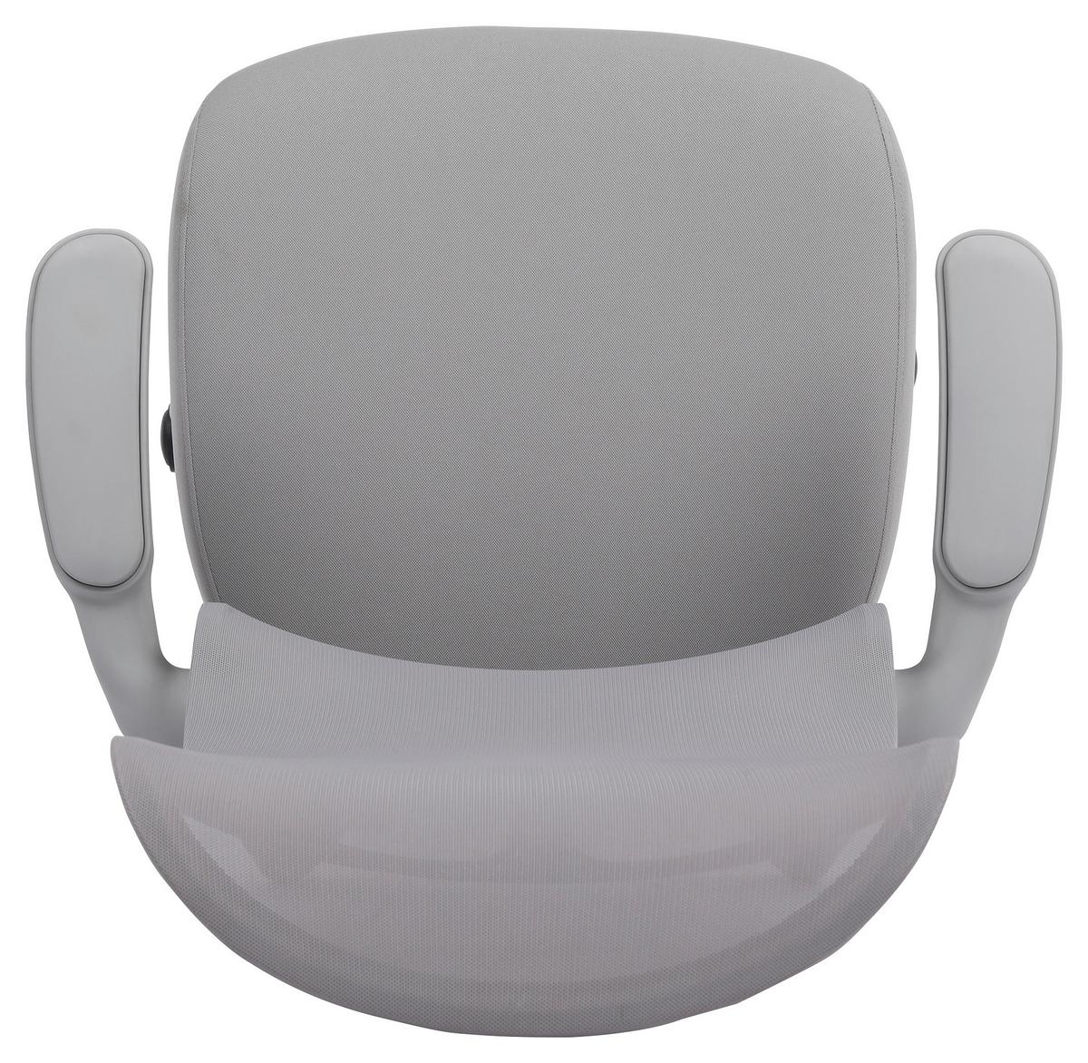 Uredska Stolica Button - siva, Moderno, drvo/metal (63/106-114/68cm) - Modern Living