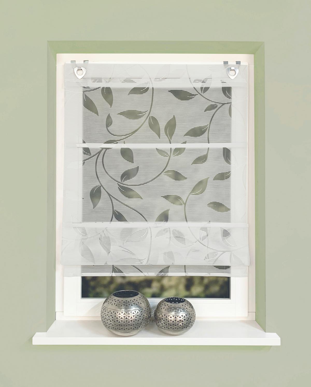 ROLETA BORIA - szary, Natur, tkanina (45/130cm) - Novel