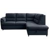 Coltar GUSTO - grej/albastru, Basics, textil (240/200cm) - Modern Living