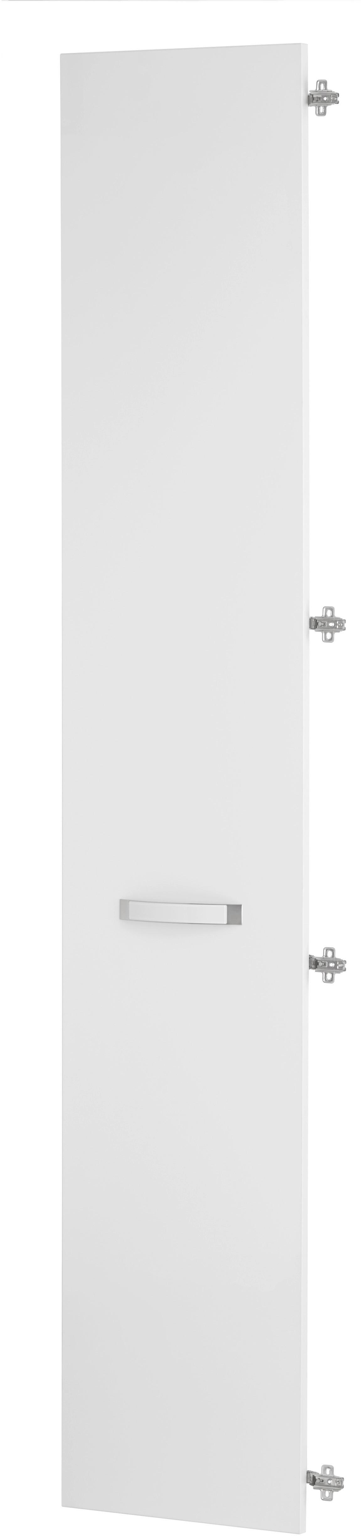 Tür in Weiß Hochglanz - Weiß, MODERN, Holzwerkstoff/Kunststoff (39.4/210.9/1.8cm) - Premium Living