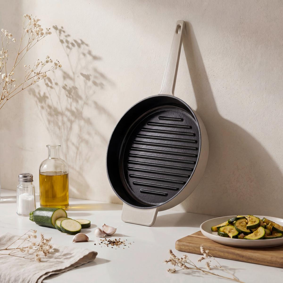Tigaie Rony cca. 1,94 L - bej, Konventionell, metal (25/5cm) - Gourmesto
