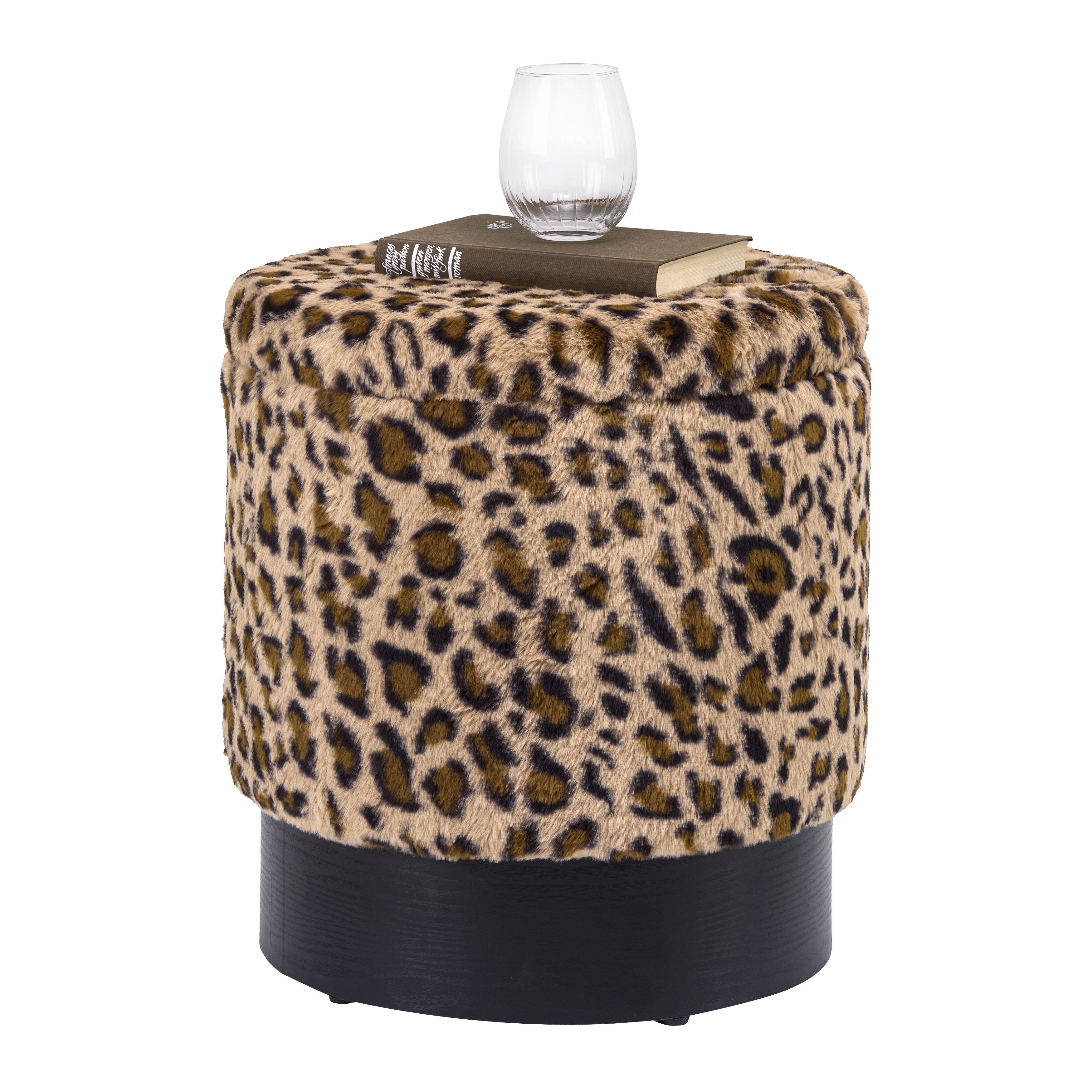 Tabure Leo - smeđa/crna, Lifestyle, drvni materijal/tekstil (38/43/38cm) - Mömax