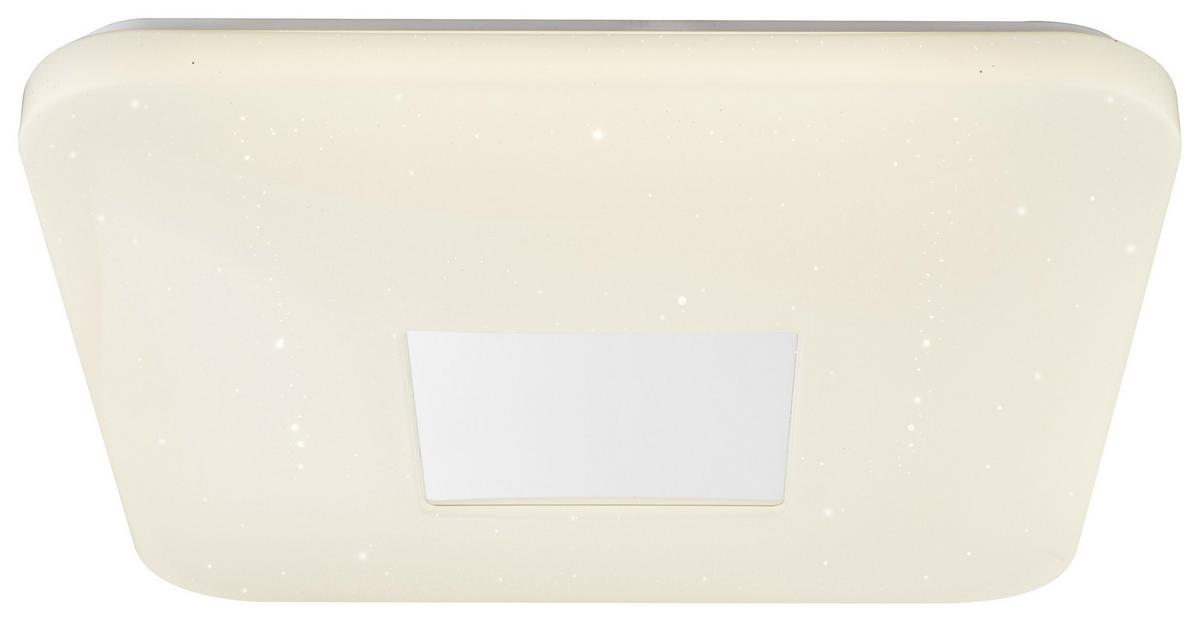 LAMPA SUFITOWA LED BETTY - biały, Modern, tworzywo sztuczne/metal (43,5/43,5/6,5cm) - Modern Living