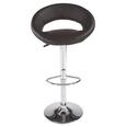 Taburete De Bar Scott - maro, Modern, plastic/lemn (56/82-103/50cm) Taburete De Bar Scott - maro, Modern, plastic/lemn (56/82-103/50cm)