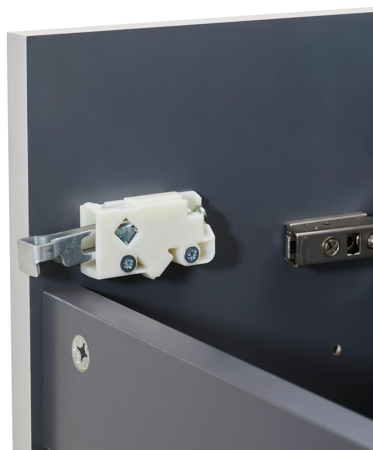 ŁAZIENKA COAST - biały wysoki połysk/kaszmir, Modern, materiał drewnopochodny/ceramika (60/140/22cm) - MID.YOU