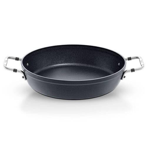 PATELNIA DO SERWOWANIA 156-305-32-100/0 FISSLER - czarny, Basics, metal (32cm) - Fissler