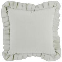 Zierkissen Rüschen in Grün ca. 45x45cm - Grün, Romantik / Landhaus (45/45cm) - Modern Living