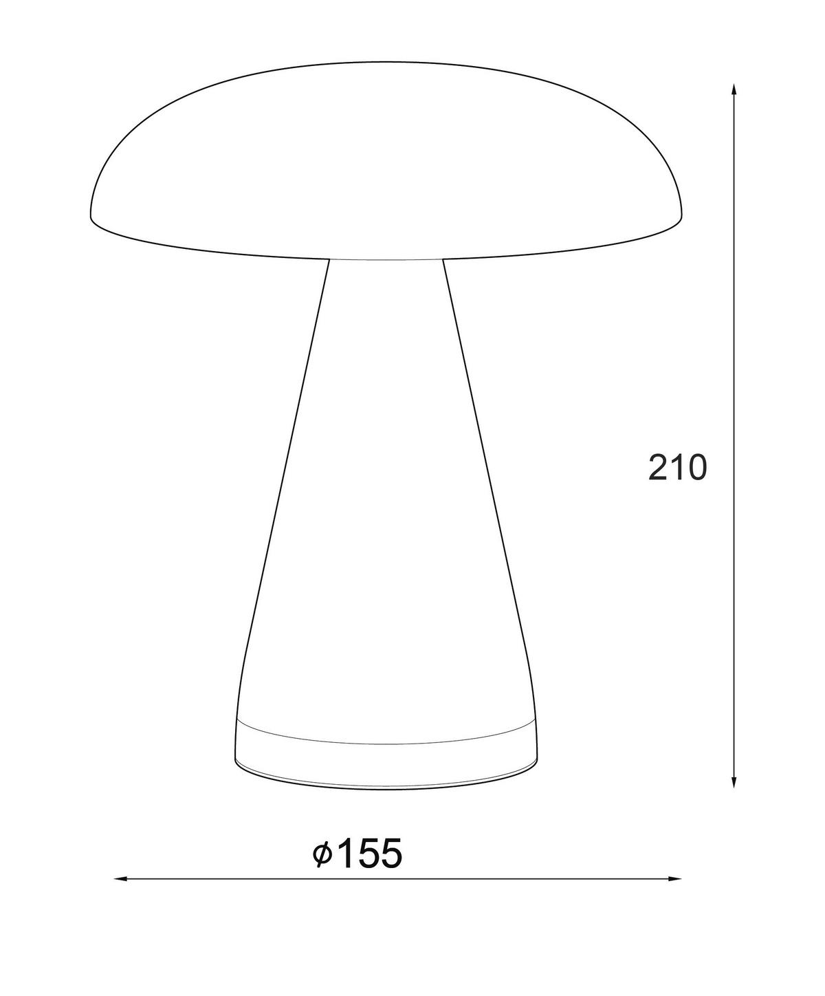 LAMPA STOŁOWA SINDY - kolor naturalny, Trend, tworzywo sztuczne/metal (15,5/21cm) - Novel