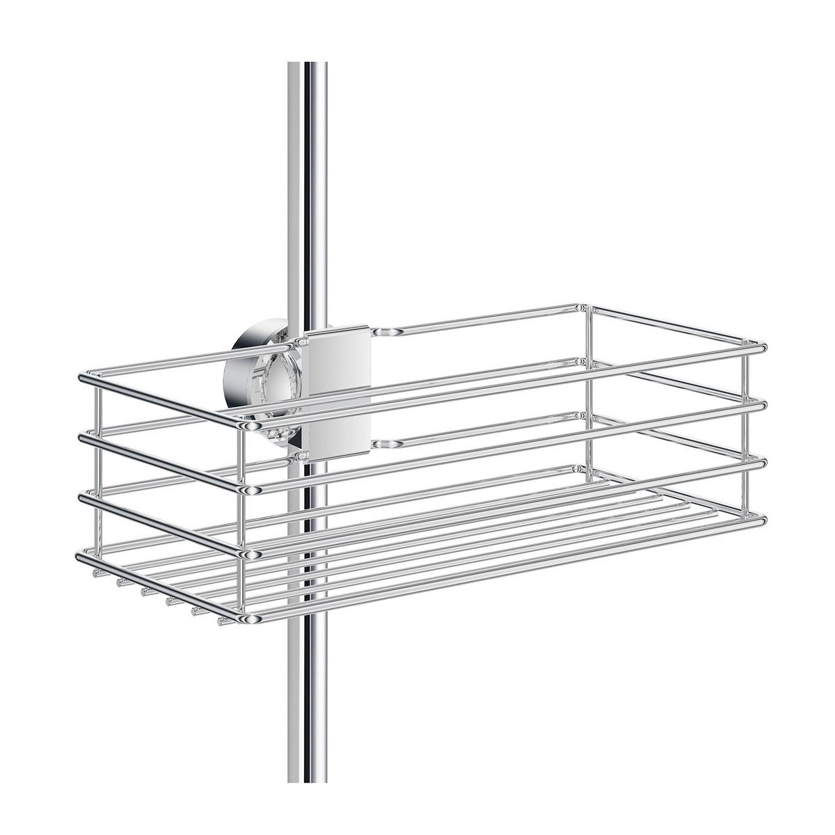 KOSZYK PRYSZNICOWY BESLAGSBODEN KÖRBE - kolor chromowy, Basics, metal (25/7,2/12cm) - Smedbo