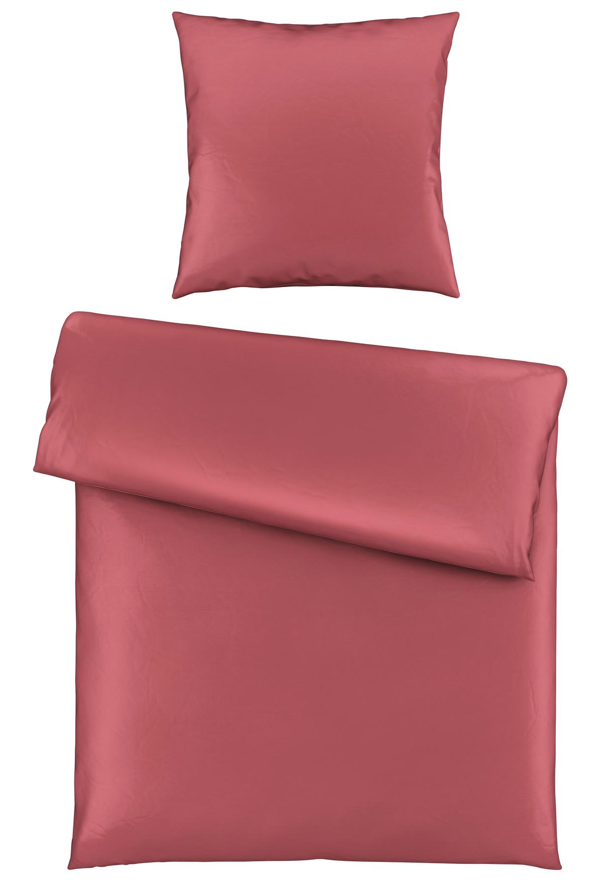 Bettwäsche Bio-Eva in Zimtfarben ca. 135x200cm - Terracotta, MODERN, Textil (135/200cm) - ecoTree