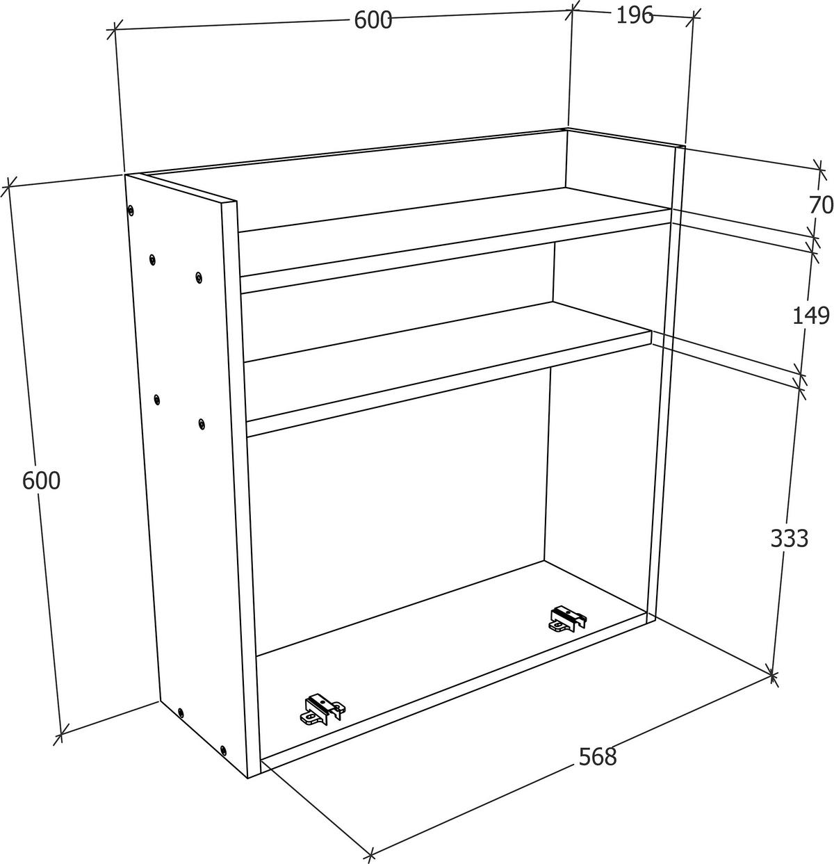 Pisalna Miza Dralis, Bela, 60x20 - bela, Basics, leseni material (60/20/60cm) - MID.YOU