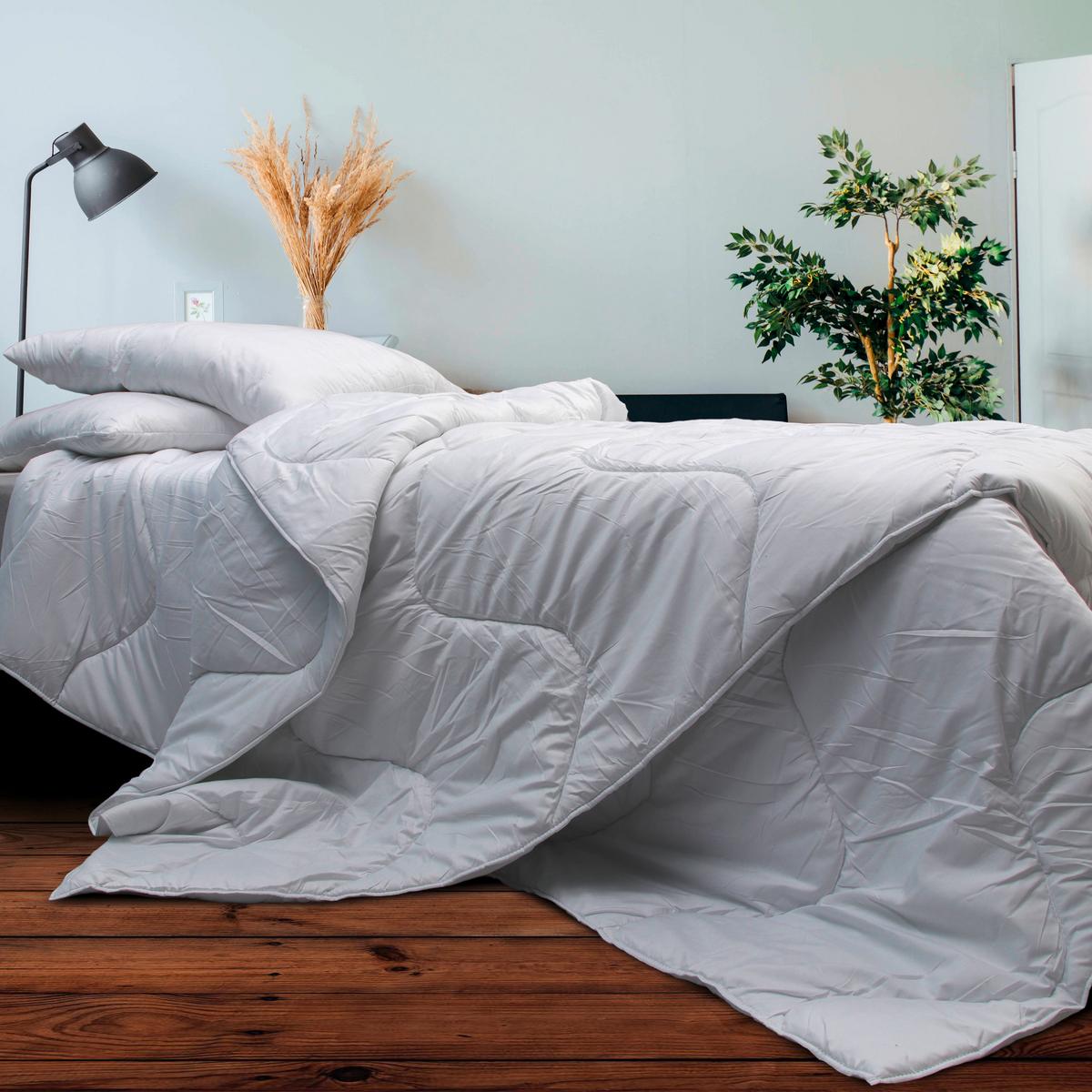 KOMPLET POŚCIELI SAHRA - biały, Basics, tkanina (135/200cm) - Sleeptex