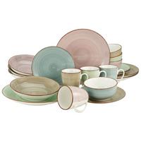 Kombiservice Samba in Multicolor, 20-teilig - Multicolor, KONVENTIONELL, Keramik - Creatable