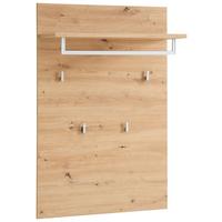 Garderobenpaneel Bari in Eiche Artisan - Eiche Artisan, Modern, Holzwerkstoff (78/117/30cm) - Premium Living