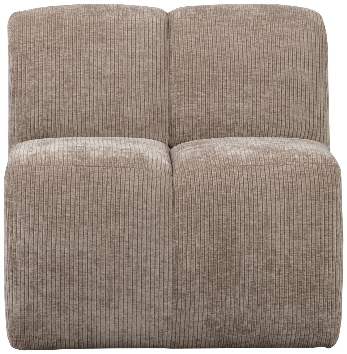 Sitzbankelement Mojo Sandfarben B: 84cm - Sandfarben, MODERN, Kunststoff/Textil (84/83/73cm) - Livetastic
