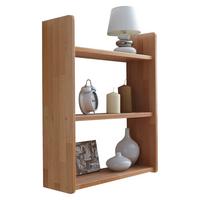 Stenski Regal Simone, Bukev, Masivno - barve bukve, Basics, les (60/74/20cm) - MID.YOU