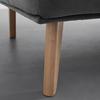 BÄDDSOFFA ALVA - mörkgrå/naturfärgad, Modern, trä/textil (185/80/88cm) - Bessagi Home