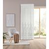 GARDINLÄNGD LIVIE - vit/ljusgrön, Basics, textil (135/245cm) - Mömax