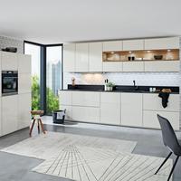 Kuhinja Po Meri Alpha Lack - magnolija, Moderno (180/345cm) - Nolte Küchen