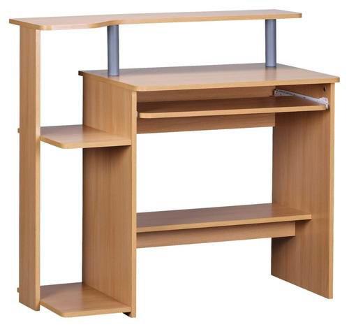 Computertisch ca. 48x94x90 cm Buchefarben - Buchefarben, KONVENTIONELL, Holzwerkstoff (48/94/90cm) - MID.YOU