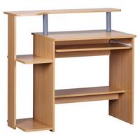 Computertisch ca. 48x94x90 cm Buchefarben - Buchefarben, KONVENTIONELL, Holzwerkstoff (48/94/90cm) - MID.YOU