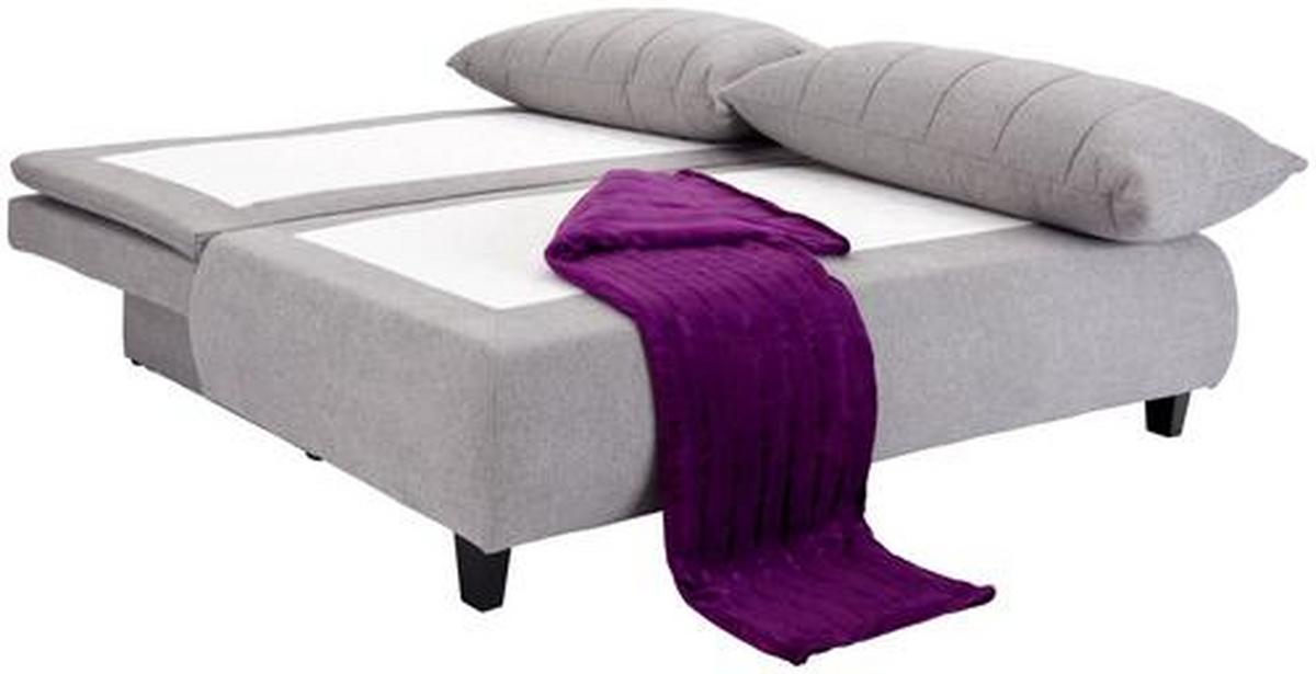 Boxspring Sofa Marino - crna/sivo-bež, Moderno, tekstil/drvo (208/102/96cm) - Best Price