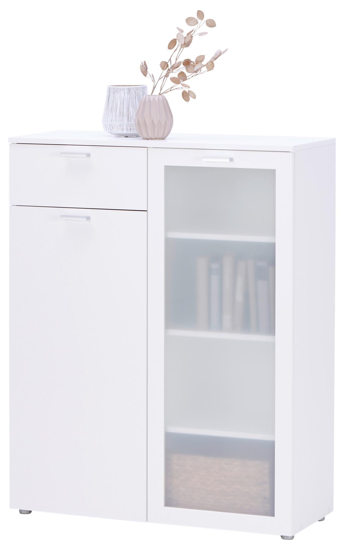 Kommode Xeno in Weiß - Weiß, KONVENTIONELL, Holzwerkstoff/Kunststoff (90/115/37cm) - Mömax
