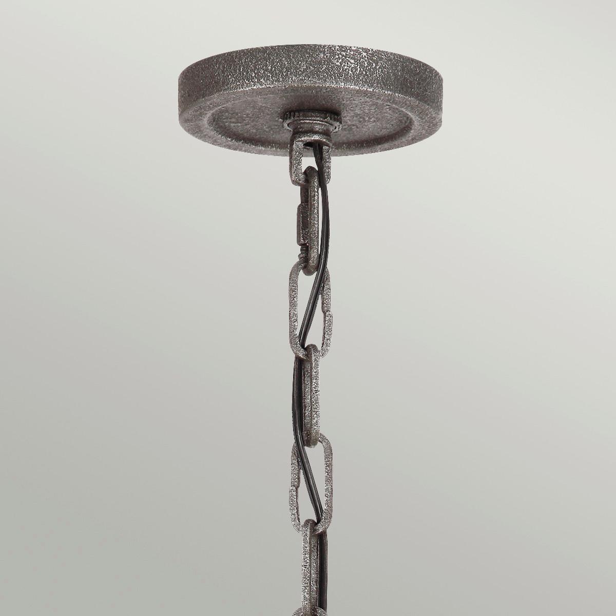 Luster Angelo - siva/boje hrasta, Natur, metal (82.9/89.8cm) - Elstead Lighting