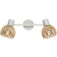 Strahler Fiona max. 15 Watt - Creme, MODERN, Holzwerkstoff (43,4/16,7cm) - Modern Living Strahler Fiona max. 15 Watt - Creme, MODERN, Holzwerkstoff (43,4/16,7cm) - Modern Living
