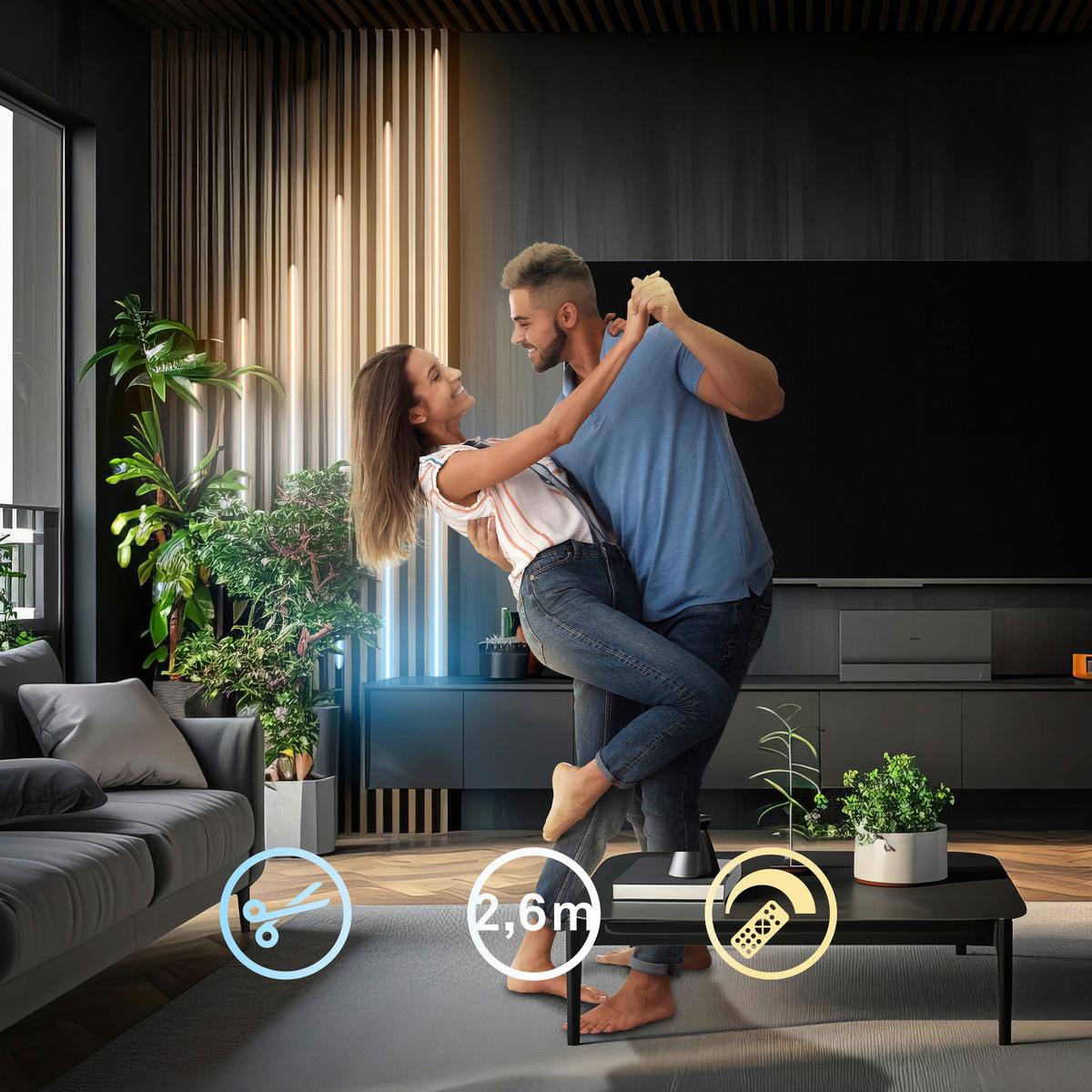 TAŚMA LED 8020294 PYP STARTER SET CCT - biały, Basics, tworzywo sztuczne (260cm) - Briloner