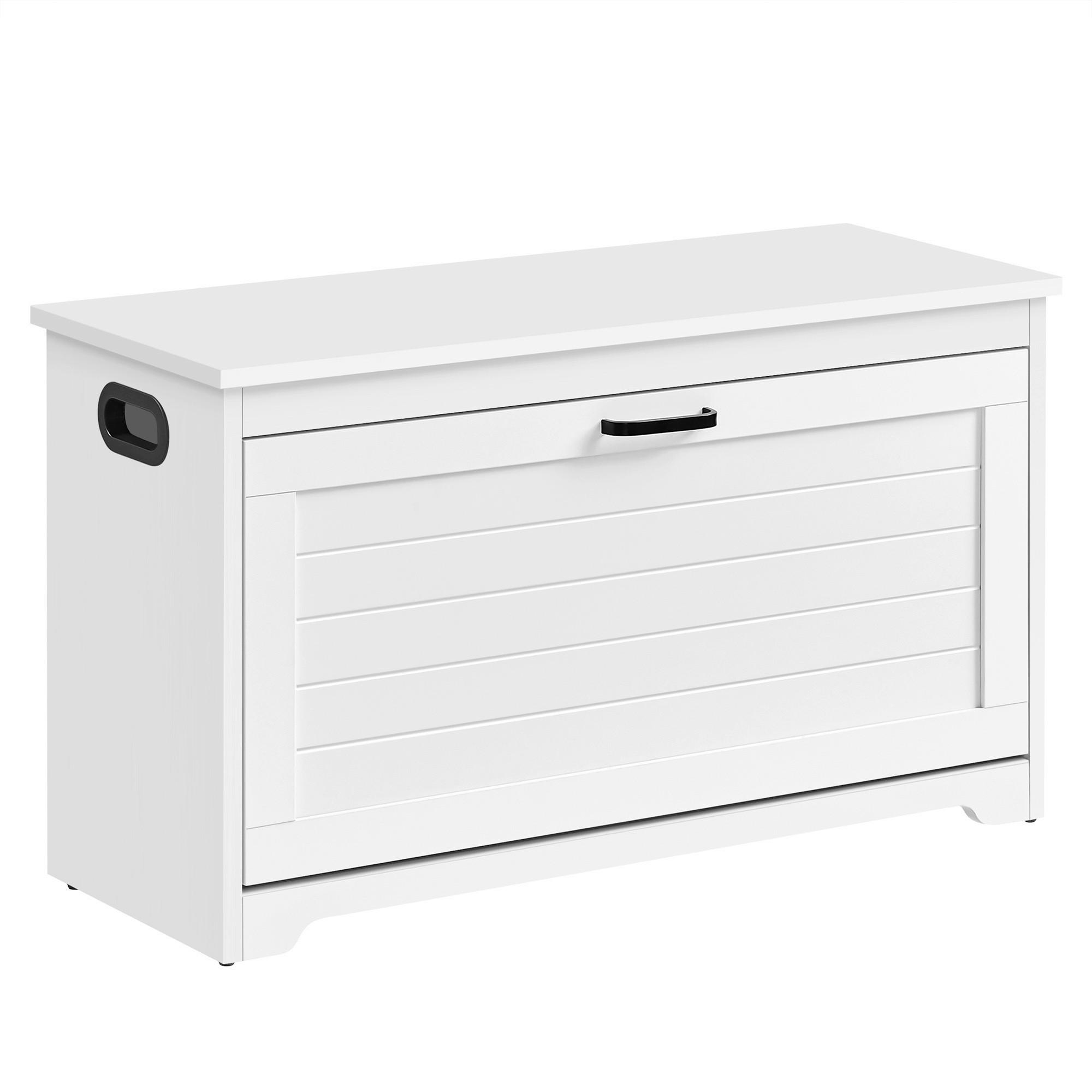 SCHUHBANK SHOE BENCH - Schwarz/Weiß, MODERN, Holzwerkstoff/Metall (80/46/30cm) - MID.YOU