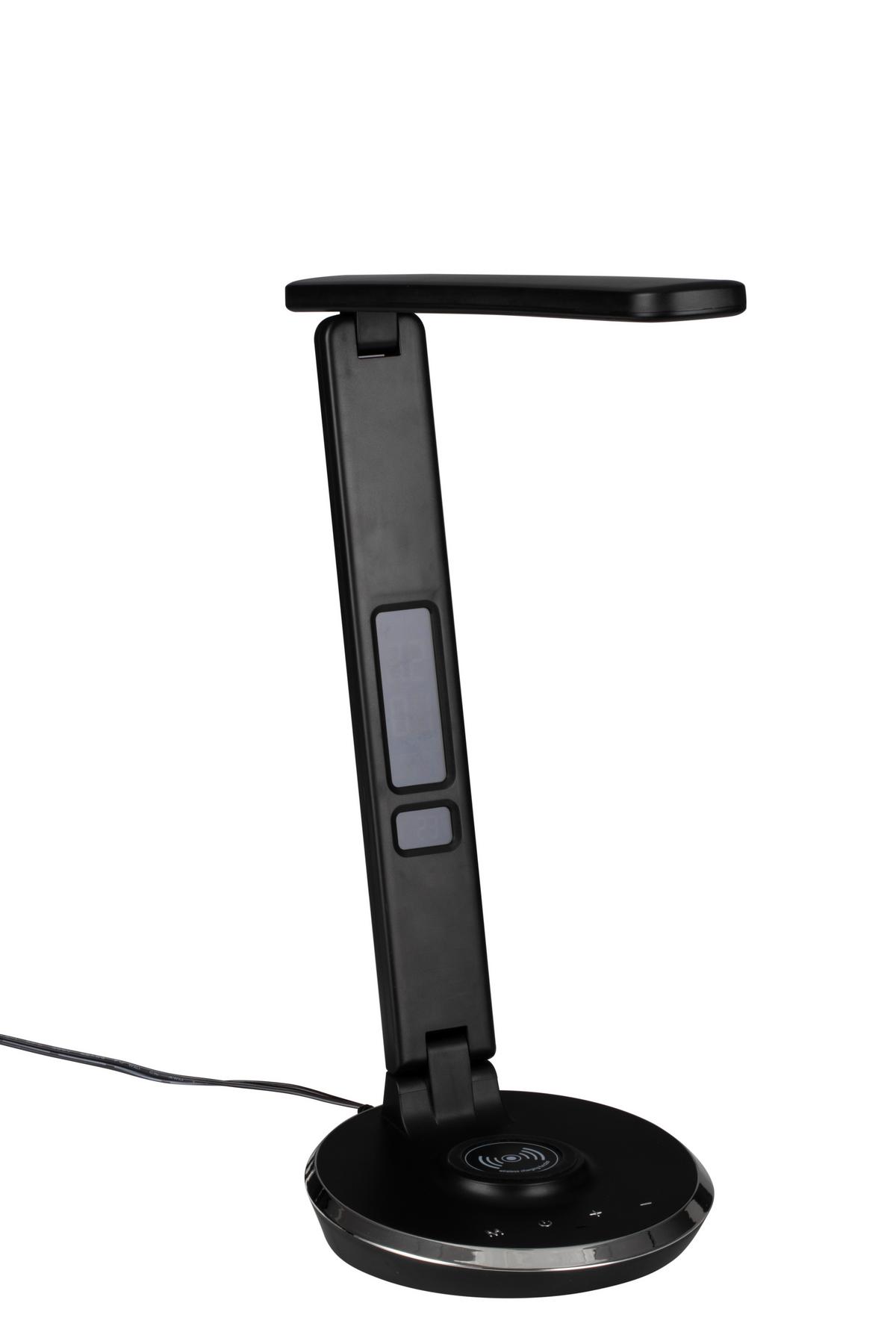 LAMPA BIURKOWA NEW CHARGE - czarny, Konventionell, tworzywo sztuczne (28/16/48,8cm) - Novel