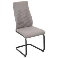 Stolica Erika - smeđa/crna, Basics, metal/tekstil (44/99/59cm) - Modern Living